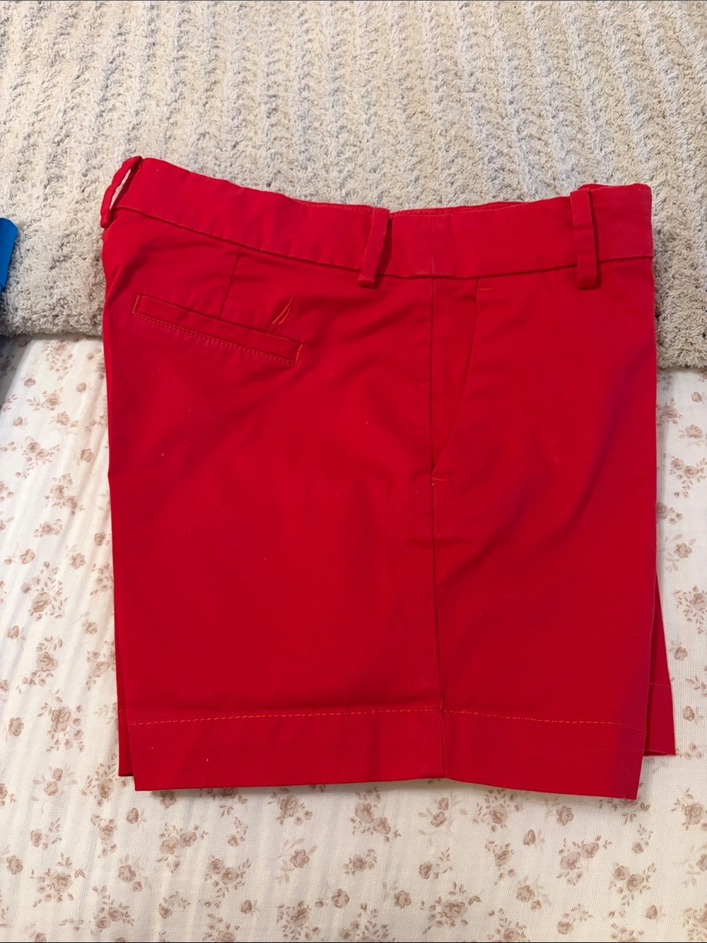 Nautica Women’s Flat Front Red Shorts